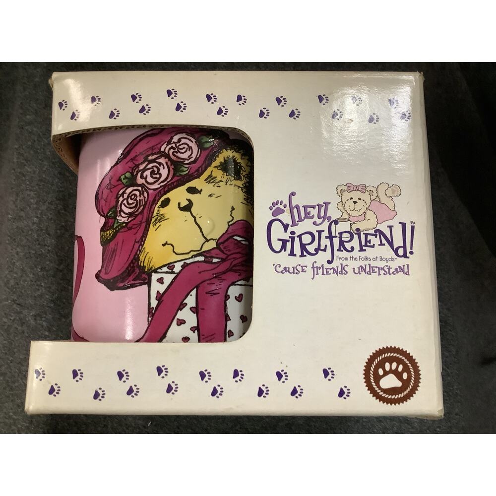 Vintage Boyd's Collection Hey Girlfriend cause friends understand Mug 2005
